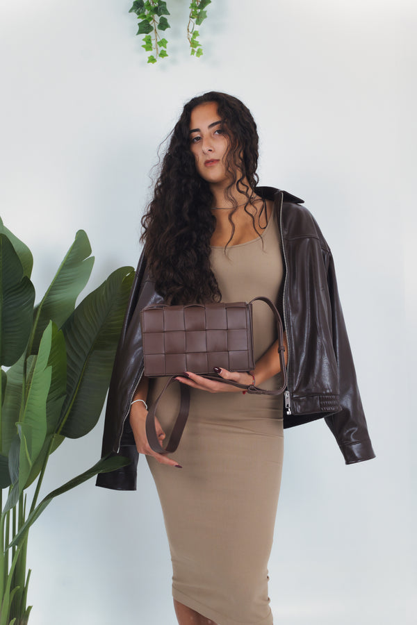 Andrea Unisex Messanger Bag - Coffee