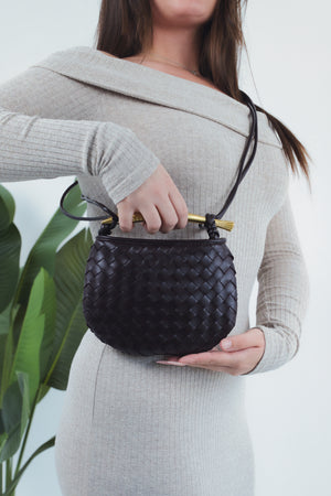 Alice Woven Bag - Wine