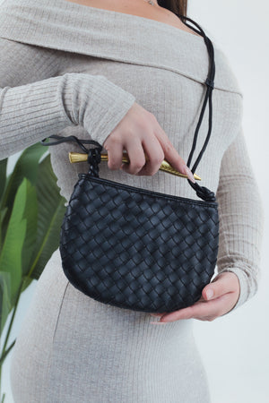 Alice Woven Bag - Black