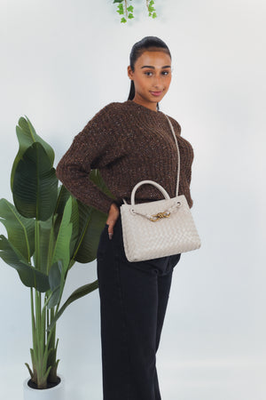 Sabrina Woven Bag - Natural