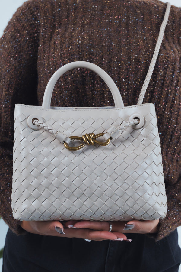 Sabrina Woven Bag - Natural