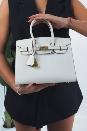 Brigitte 25 Handbags - Milk White