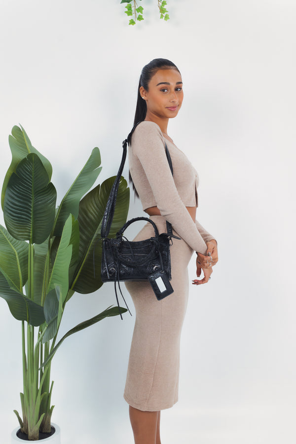 Vittoria Mirror Bag - Black - Black