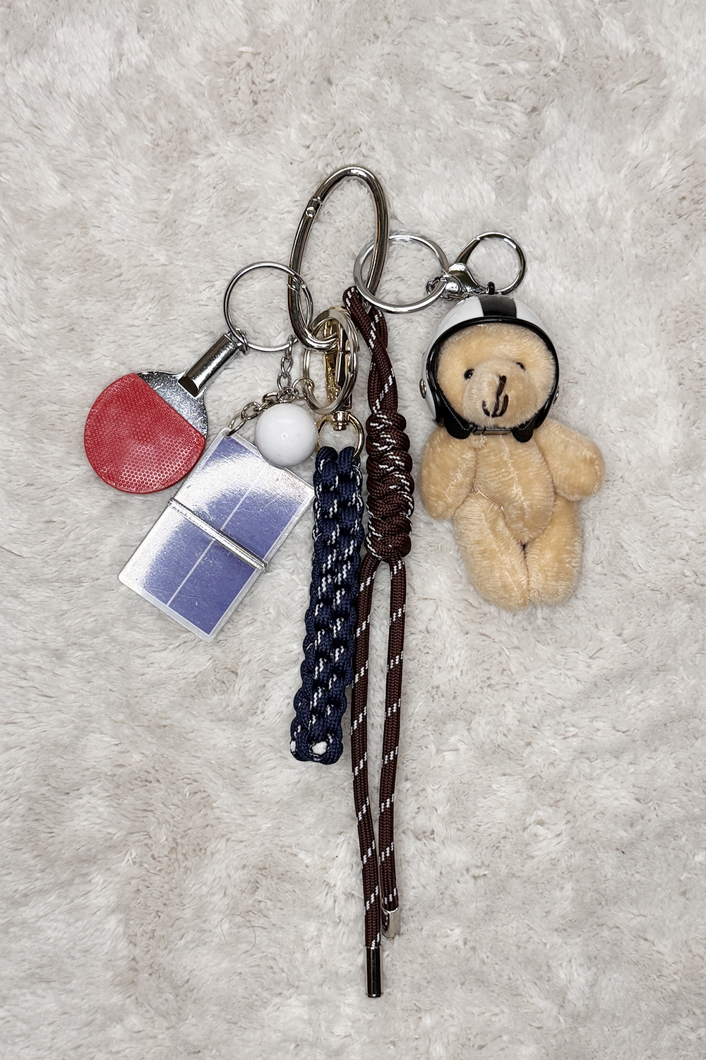 Charms Orsetto e Ping Pong